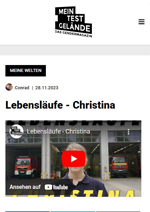 Lebensläufe: Feuerwehrfrau Christina